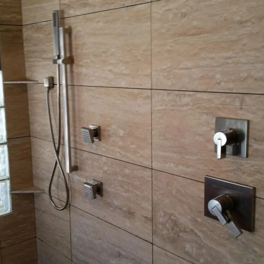 Shower fixture installation for Water Heater Replacement in Williamsburg